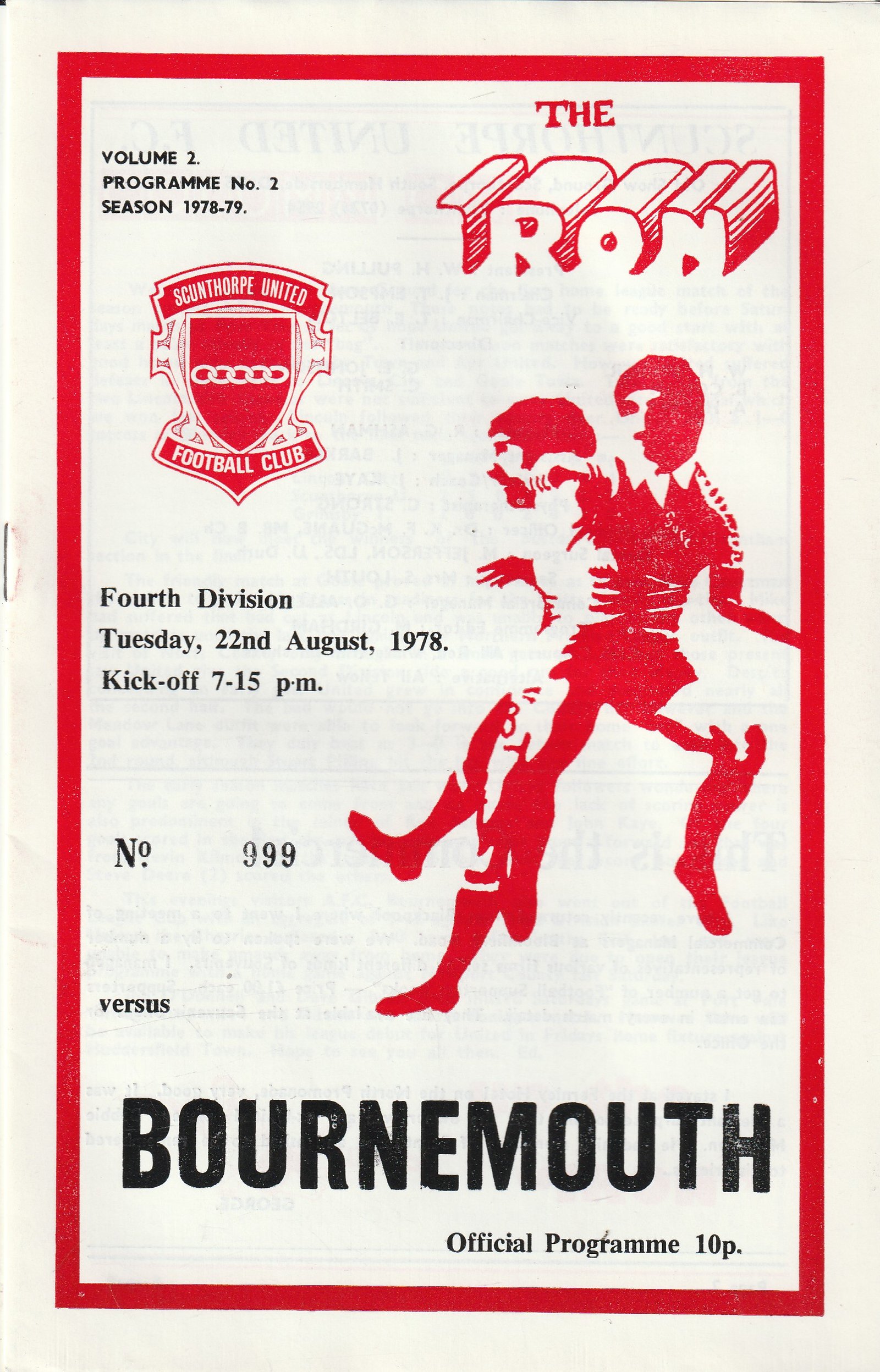 Match programme