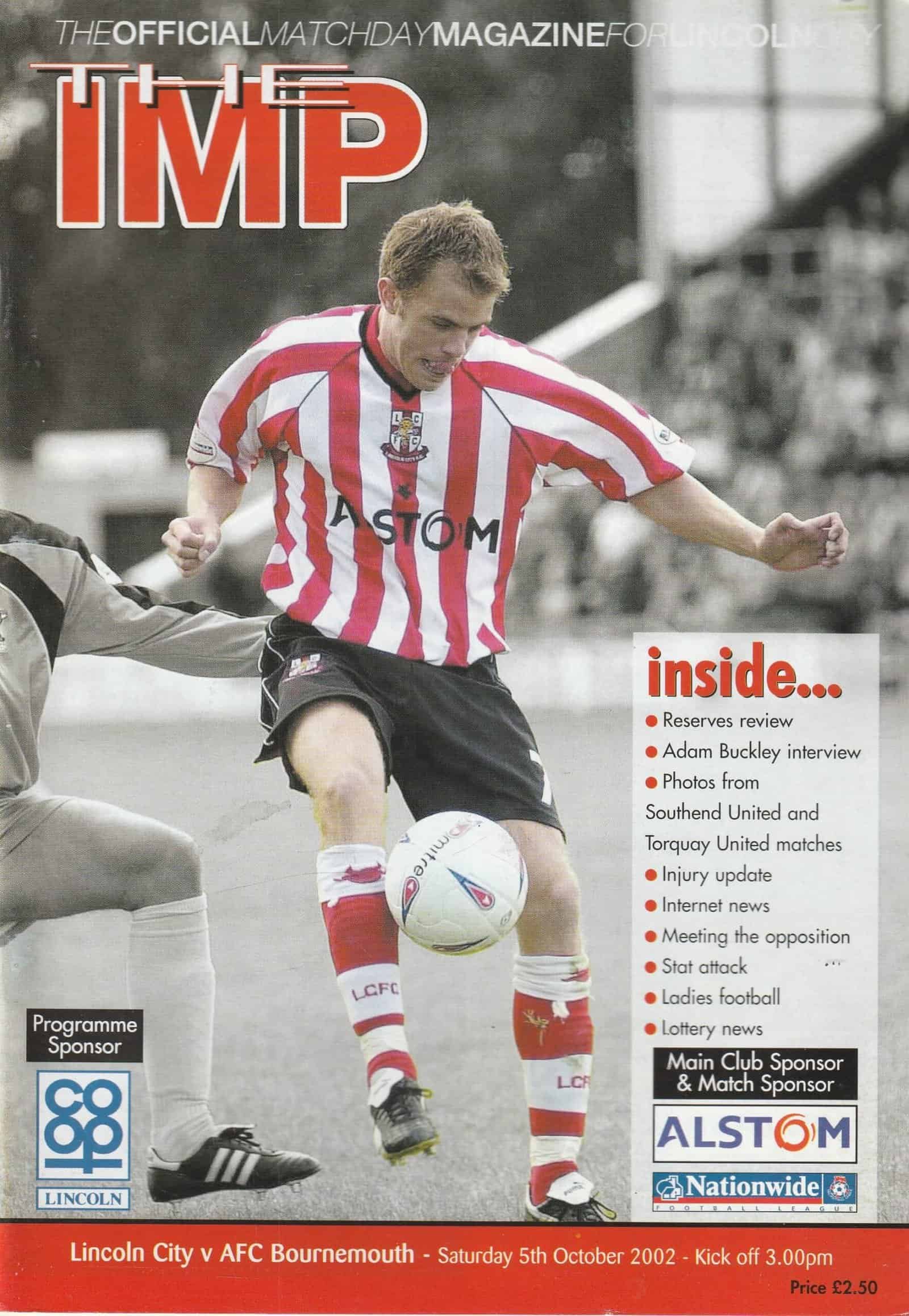 Match programme