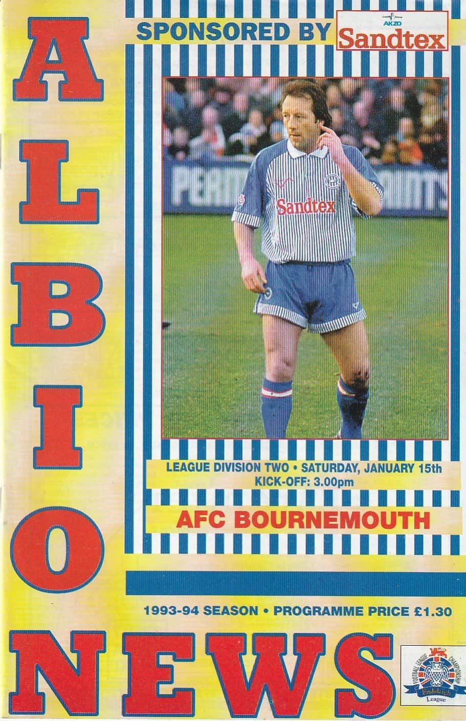 Match programme