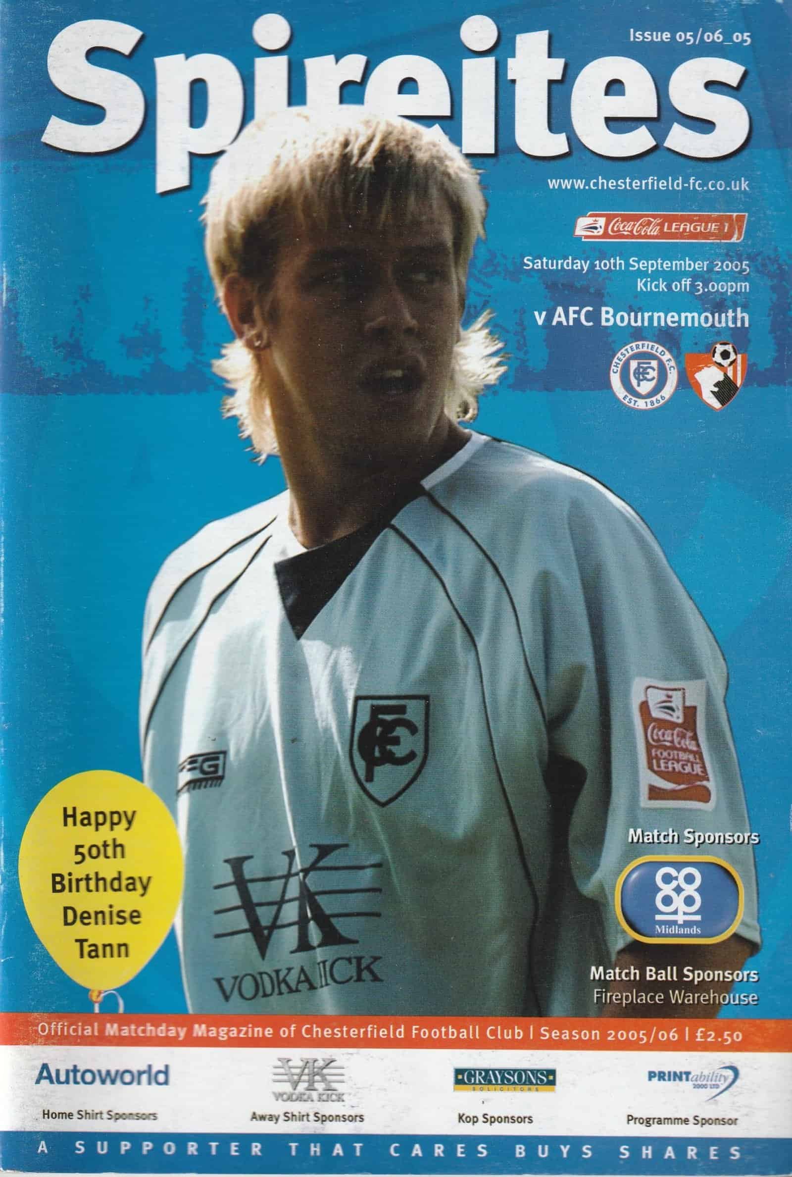 Match programme