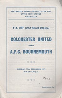 Match programme