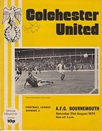 Match programme