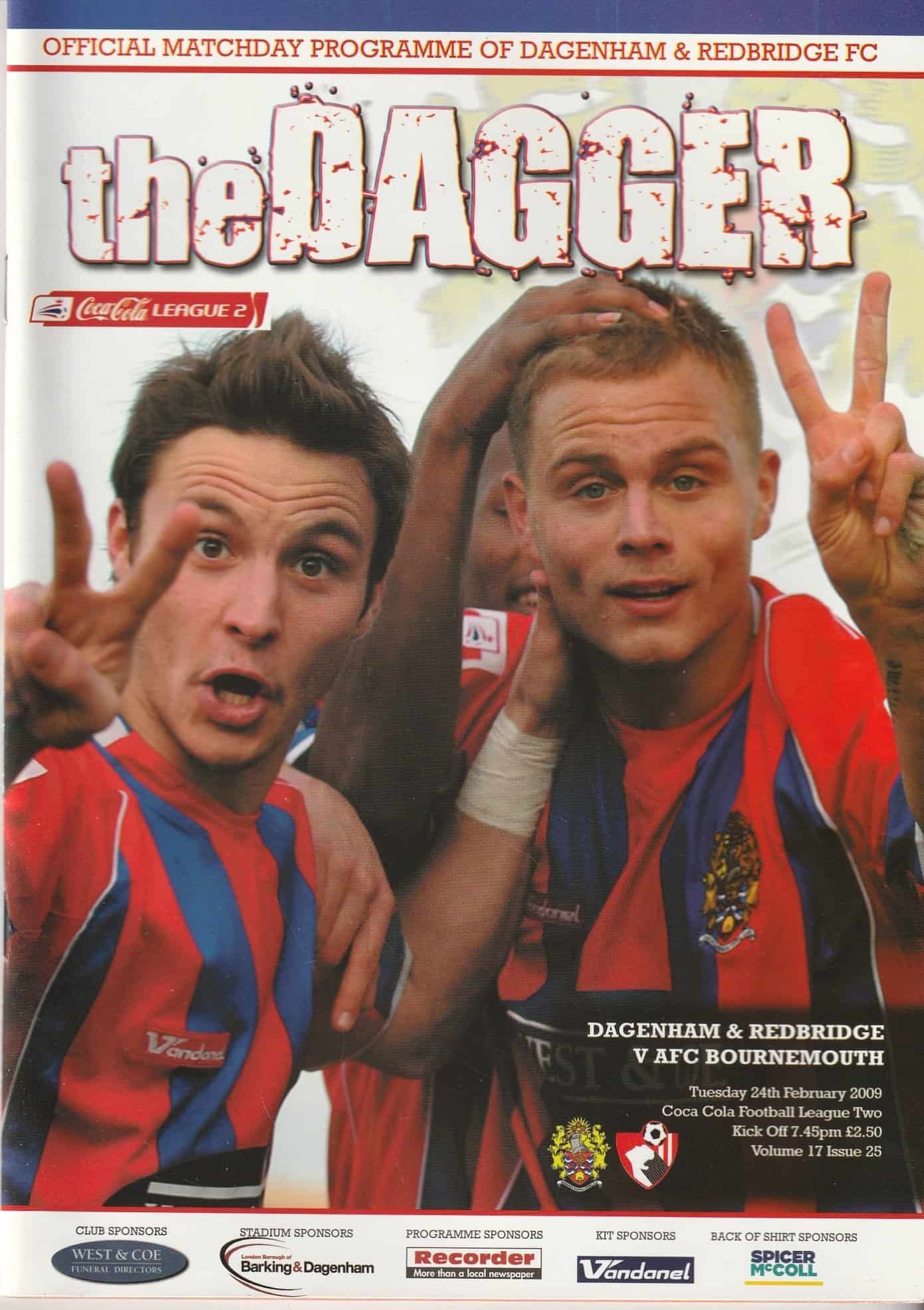 Match programme