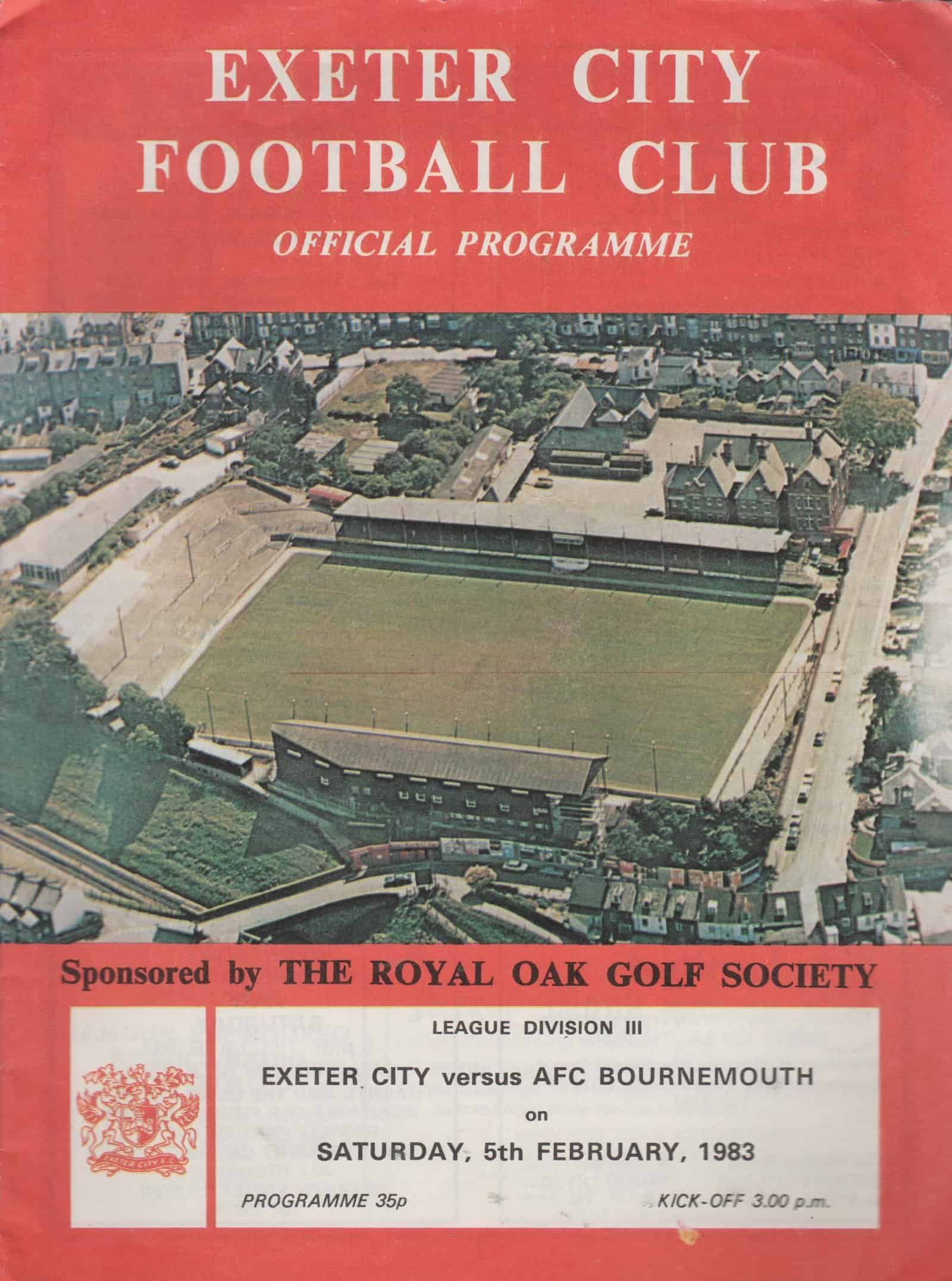 Match programme