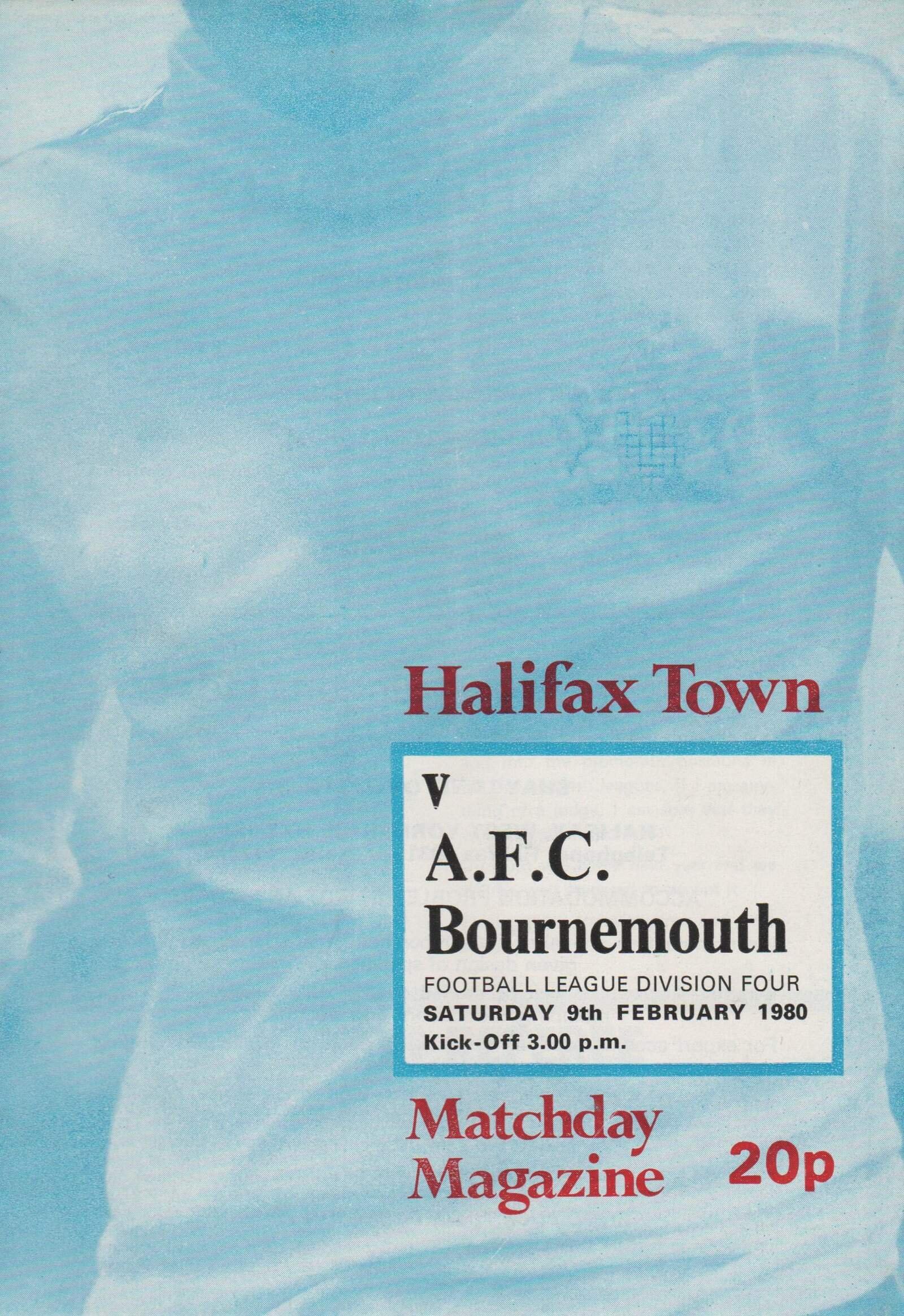 Match programme