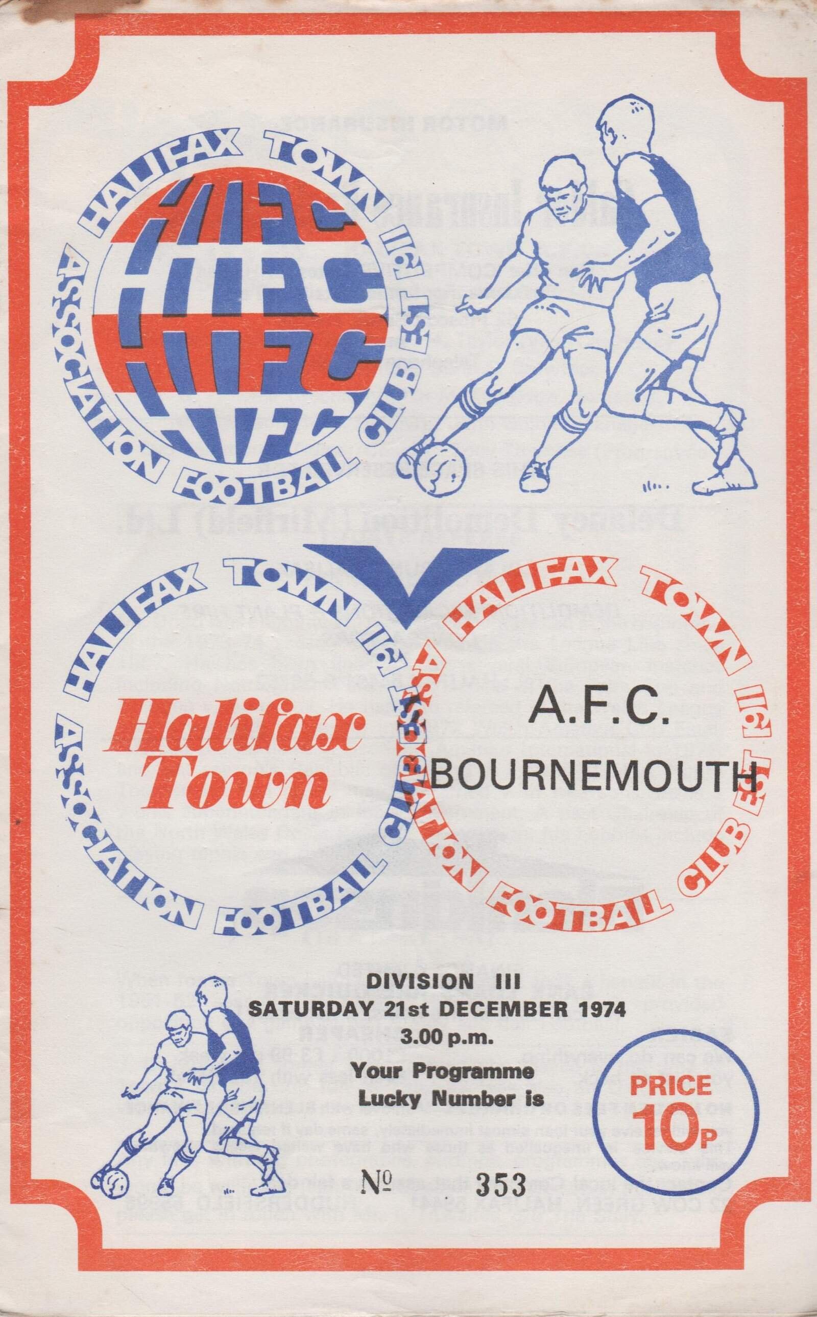 Match programme