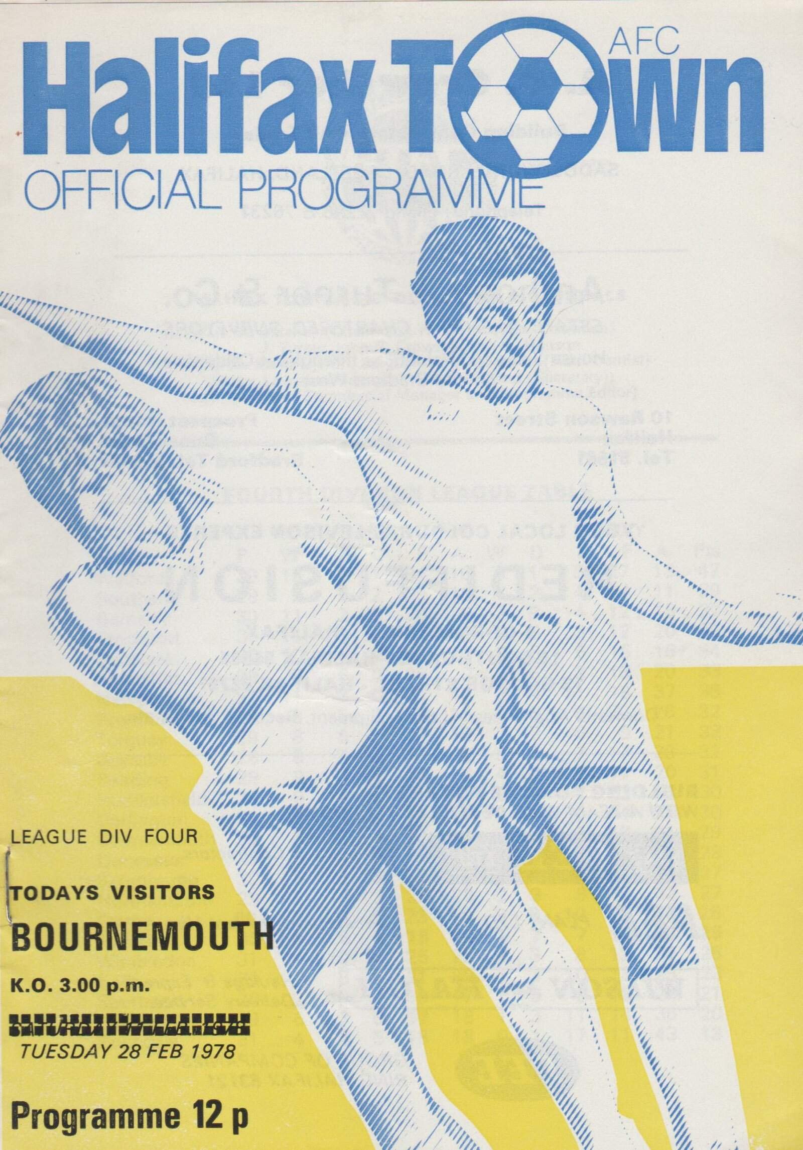 Match programme