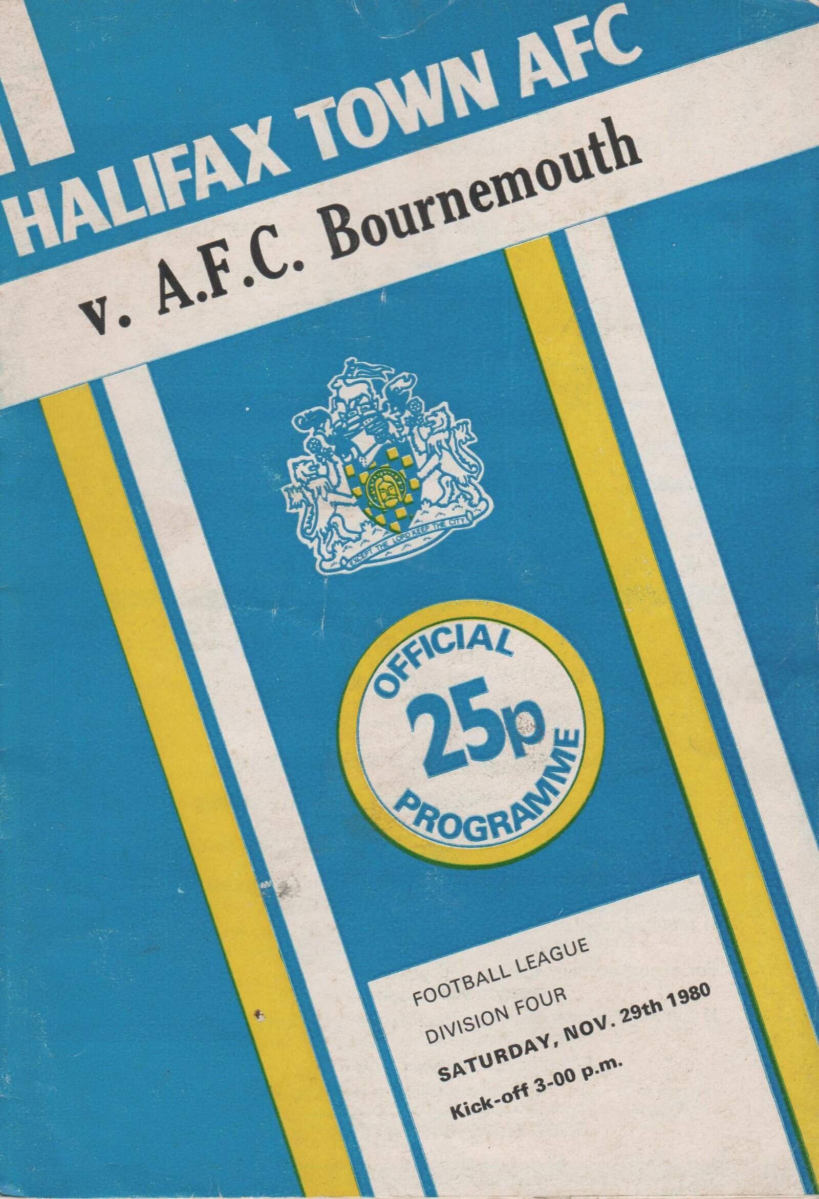 Match programme