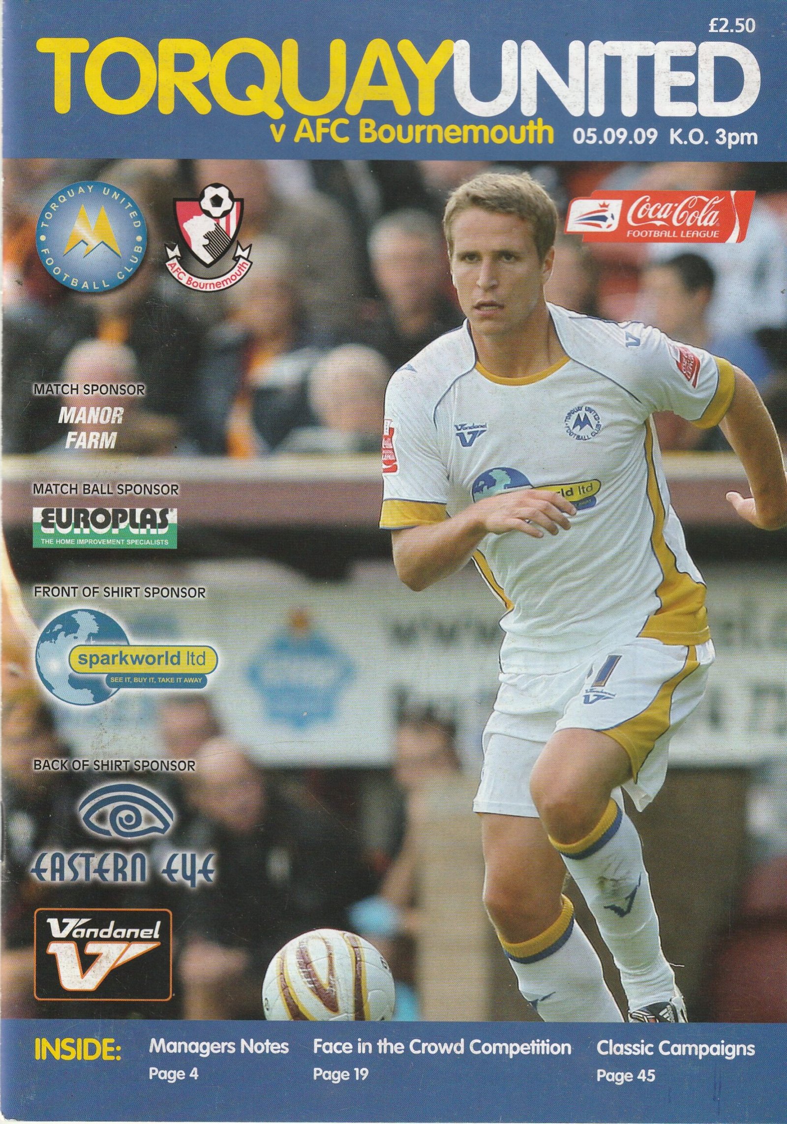 Match programme