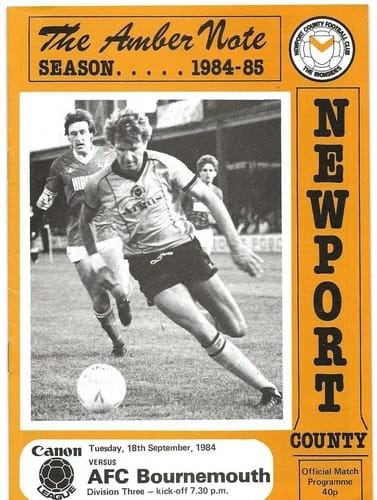 Match programme