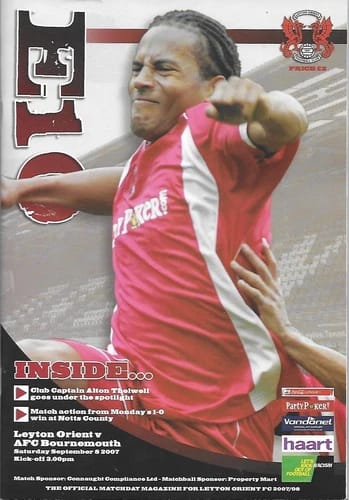 Match programme