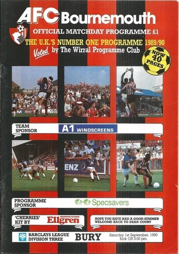Match programme