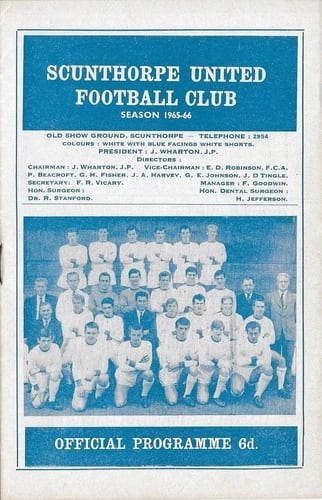 Match programme