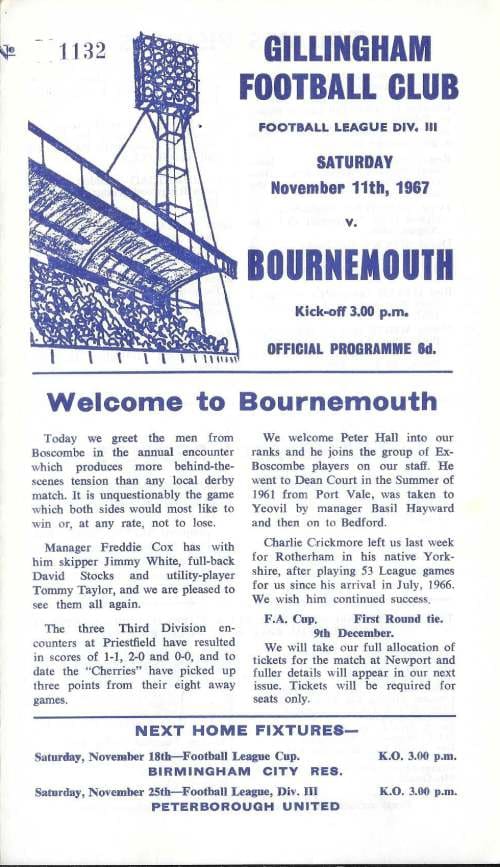 Match programme