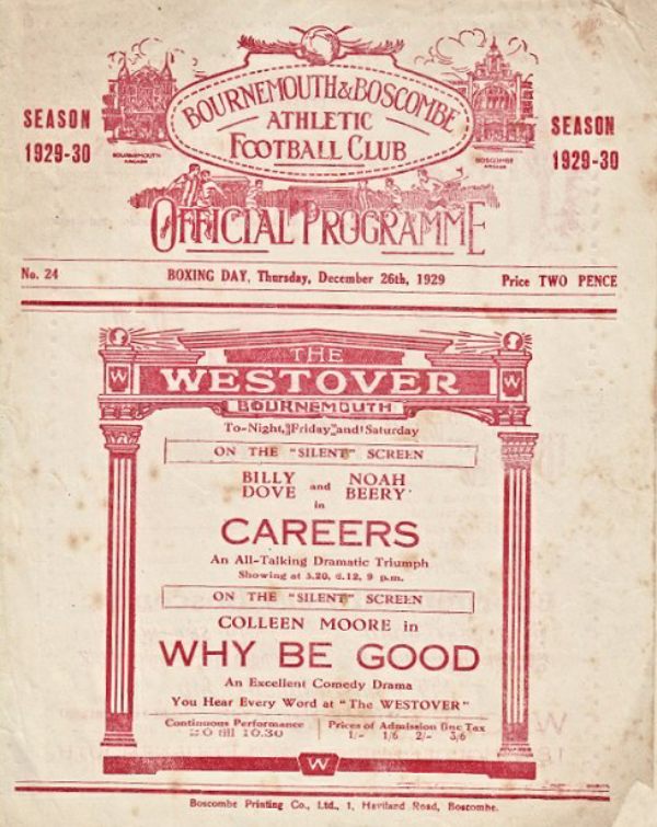 Match programme