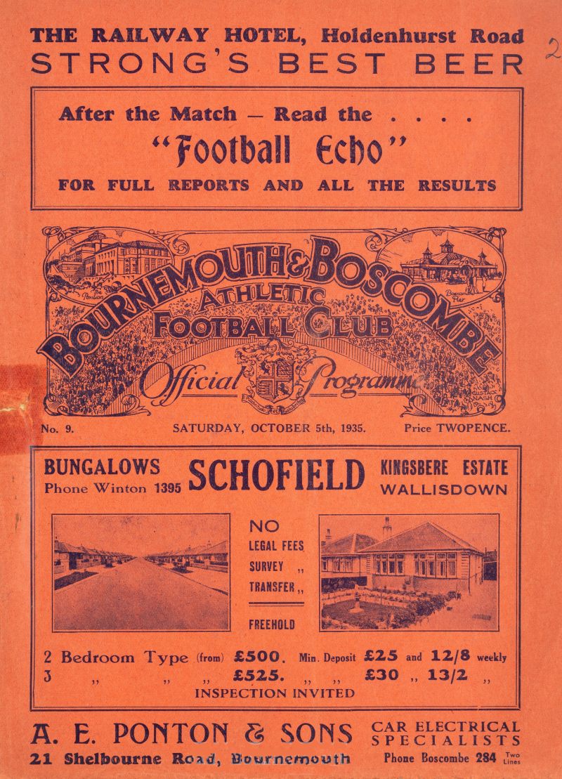 Match programme