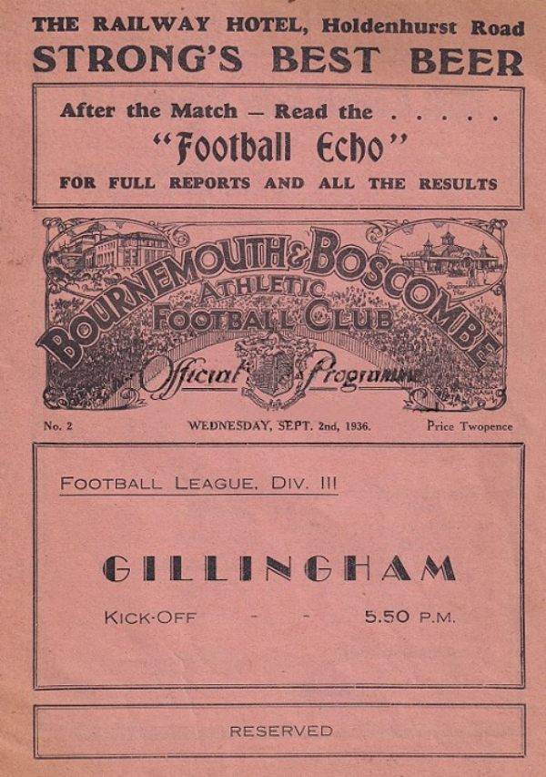 Match programme