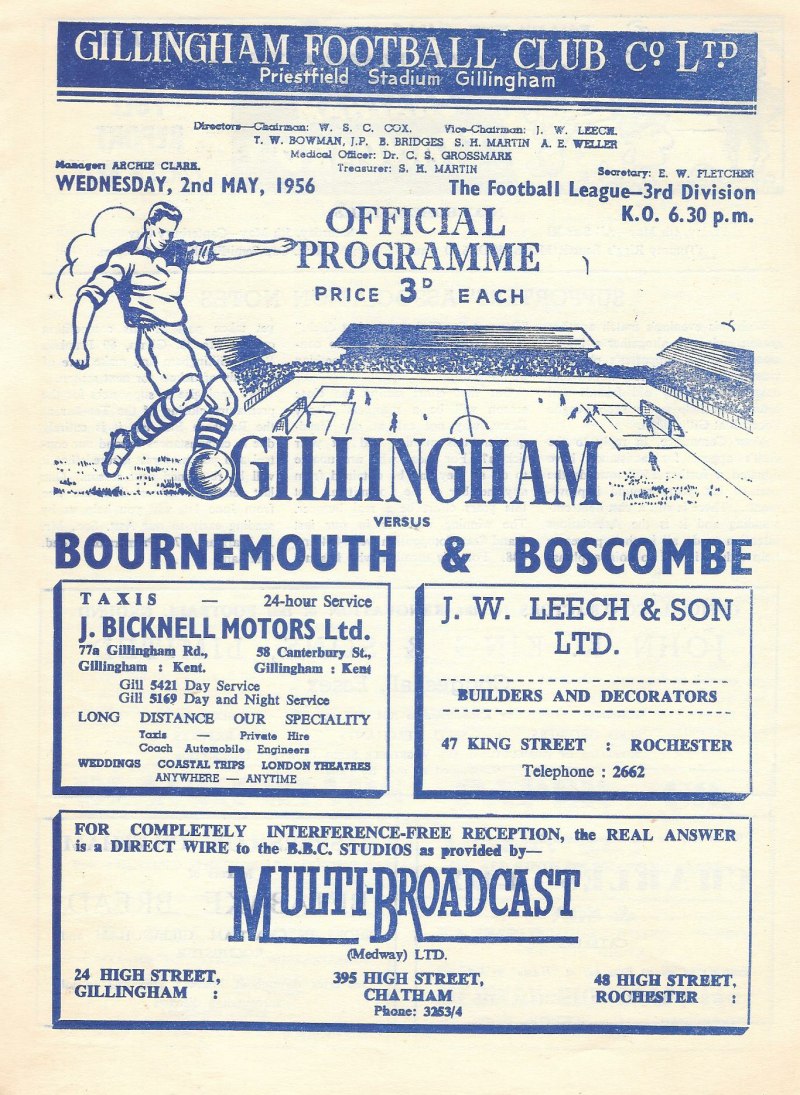 Match programme