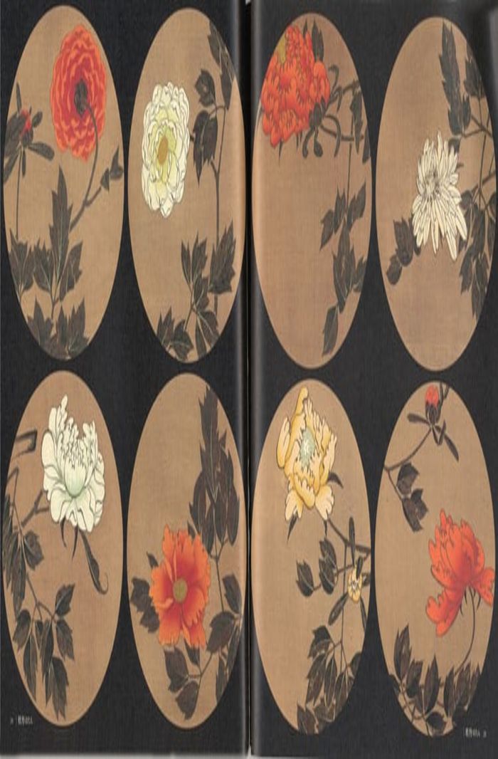 The Jakuchū gafu flower series, ukiyo-e