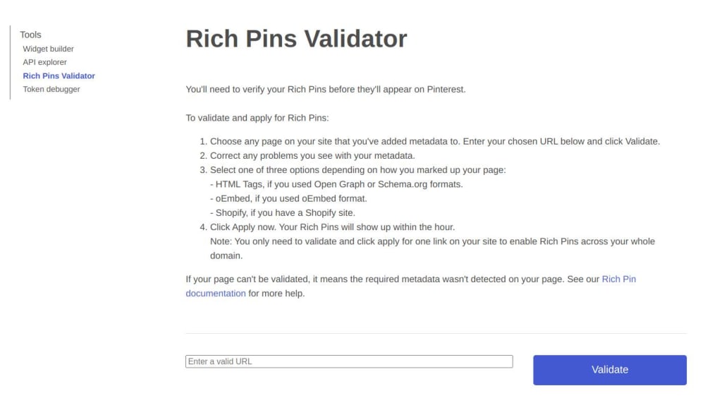 richpin validator