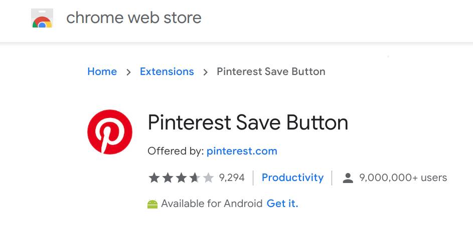 Pinterest Pin Buttons