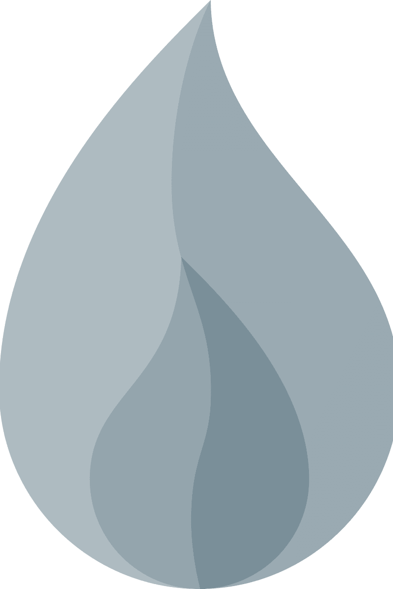 Geometric Pattern: Flame: Stone / Red Wolf