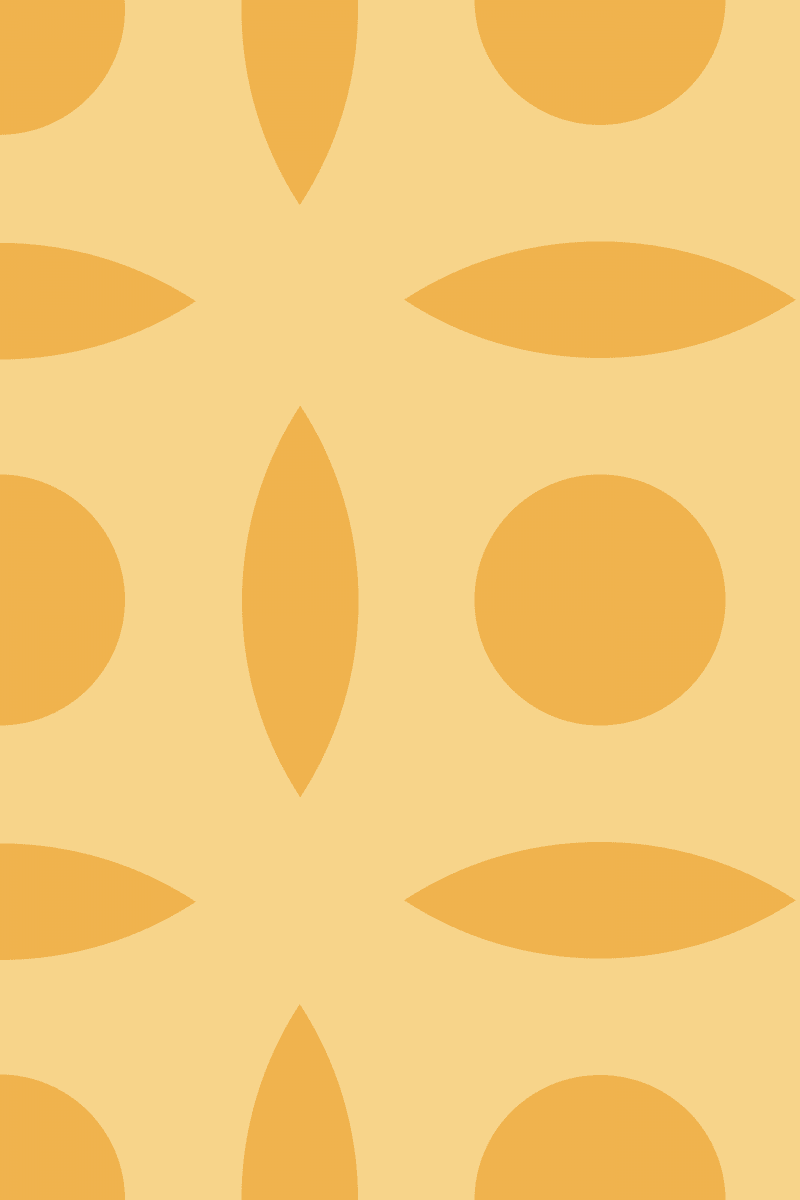 Geometric Pattern: Intersect Circle: Brunch / Red Wolf