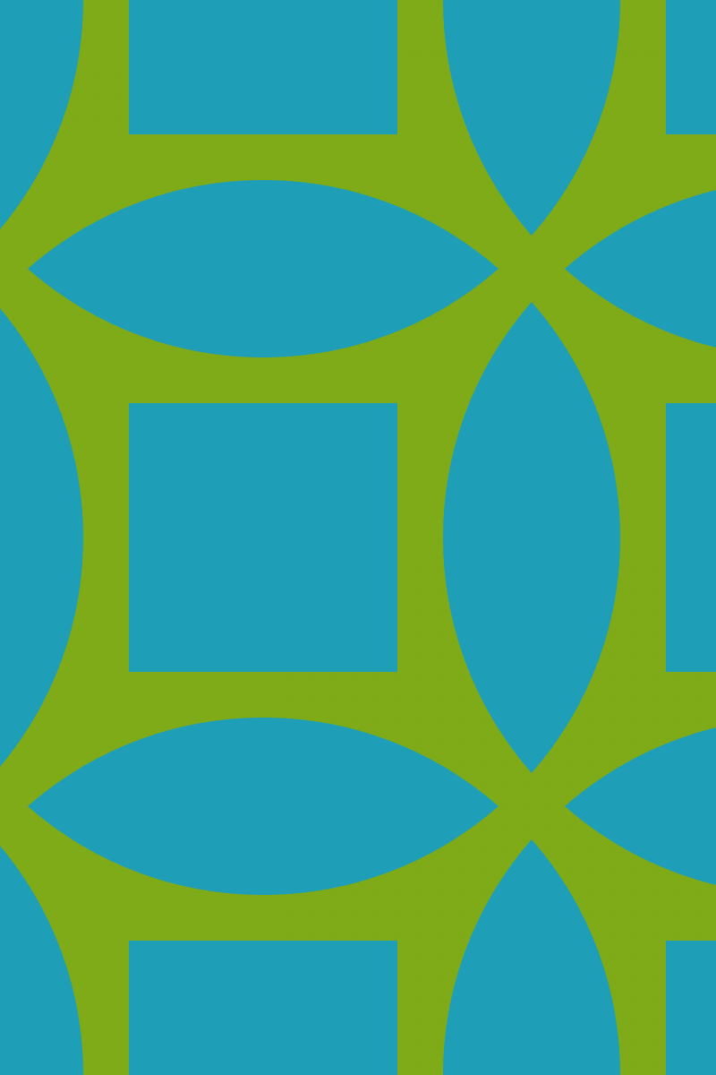 Geometric Pattern: Intersect Square: Moderna / Red Wolf