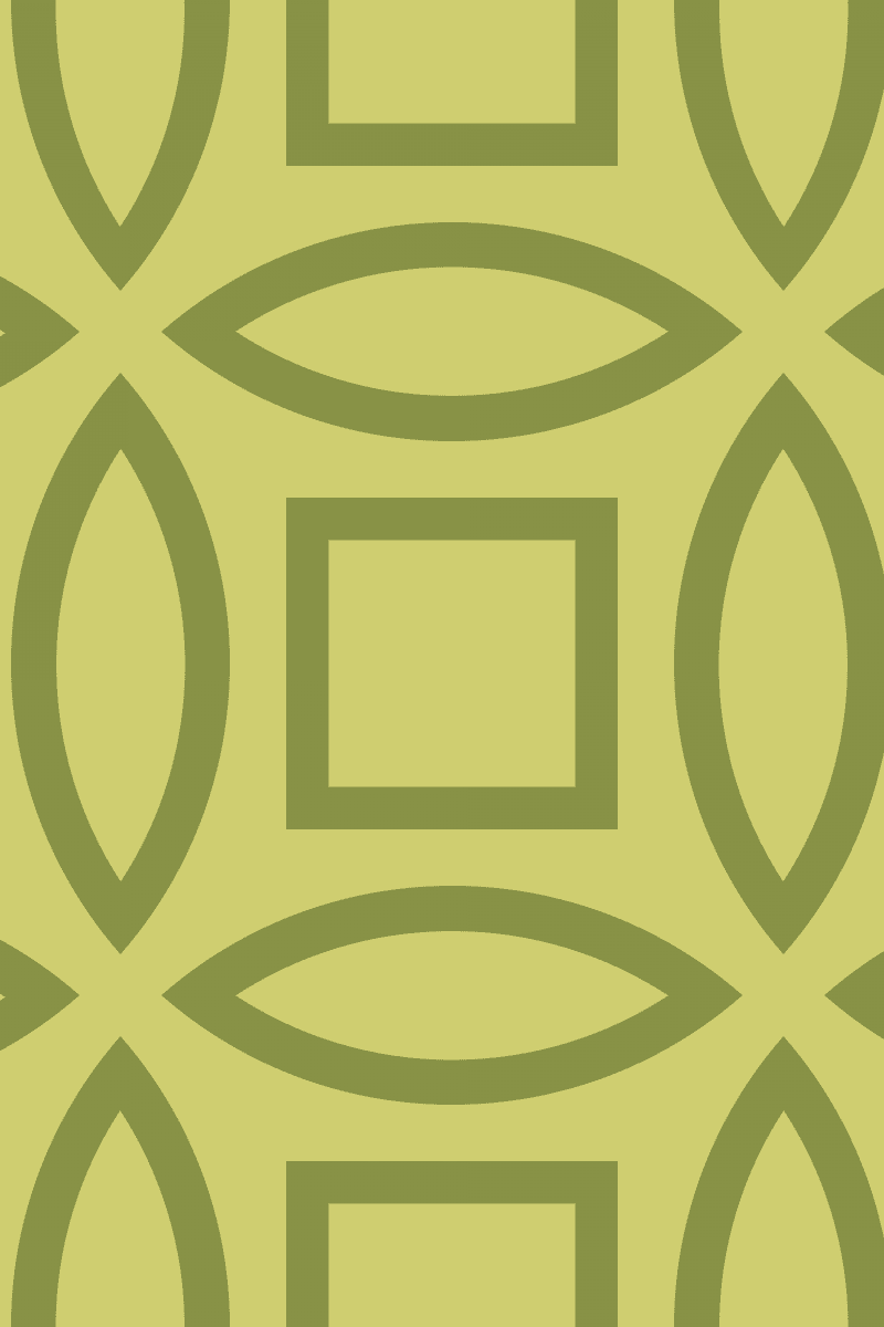 Geometric Pattern: Intersect Outline: Brunch / Red Wolf