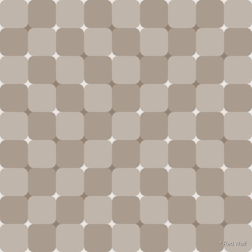 Geometric Pattern: Trippy: Cesco / Red Wolf