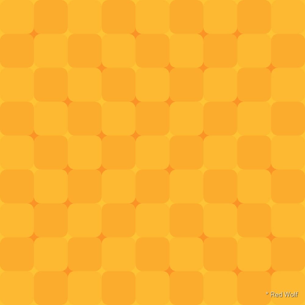 Geometric Pattern: Trippy: Moderna / Red Wolf