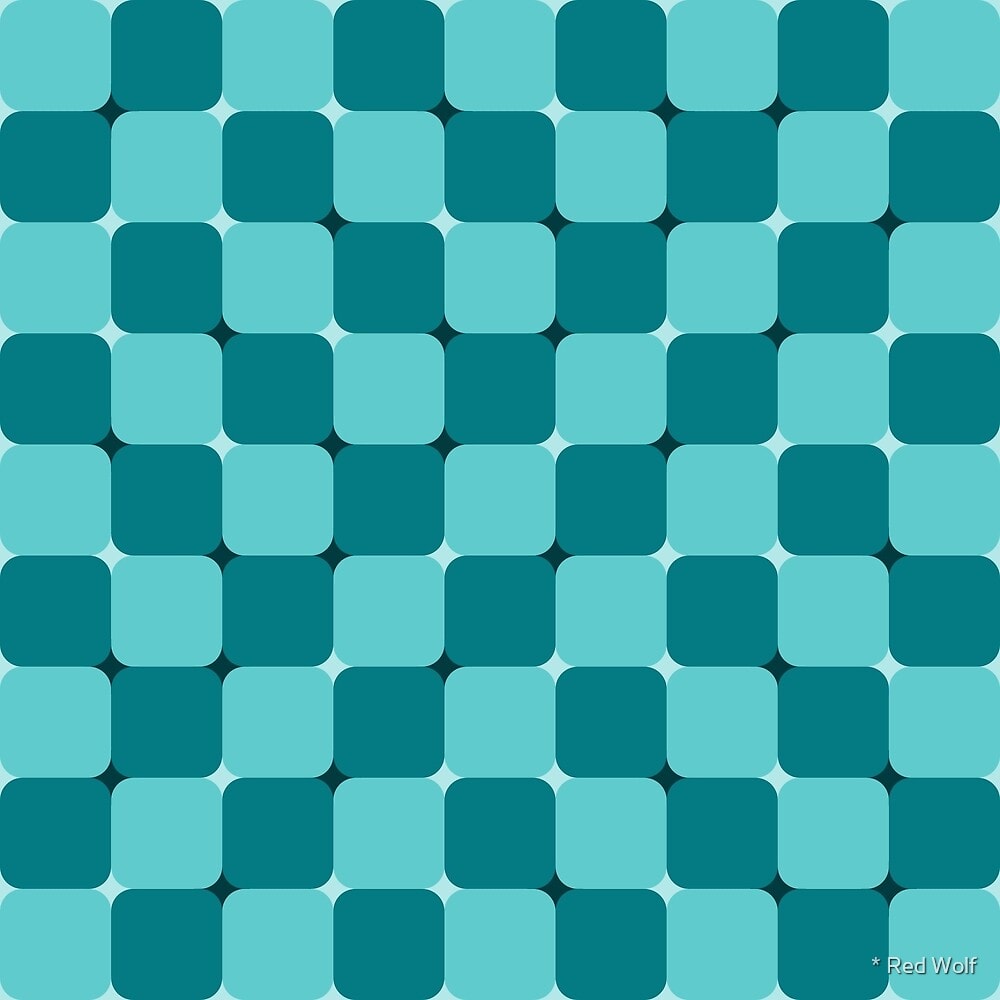 Geometric Pattern: Trippy: Brunch / Red Wolf