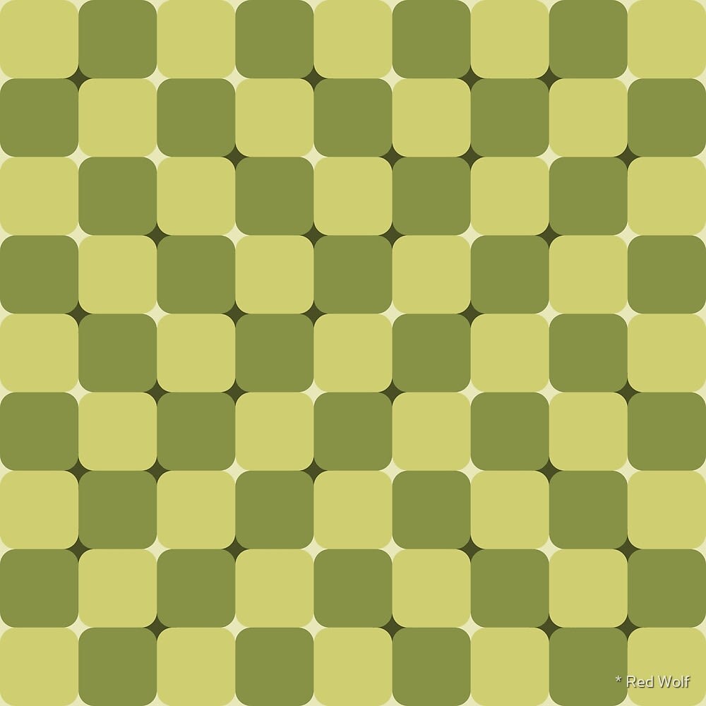 Geometric Pattern: Trippy: Brunch / Red Wolf