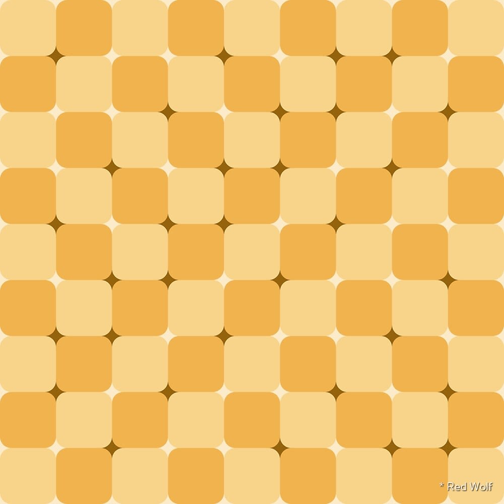 Geometric Pattern: Trippy: Brunch / Red Wolf