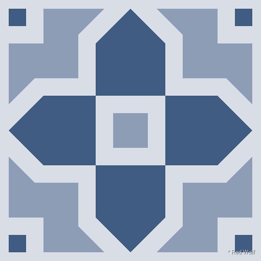 Geometric Pattern: Rosca: Cesco / Red Wolf