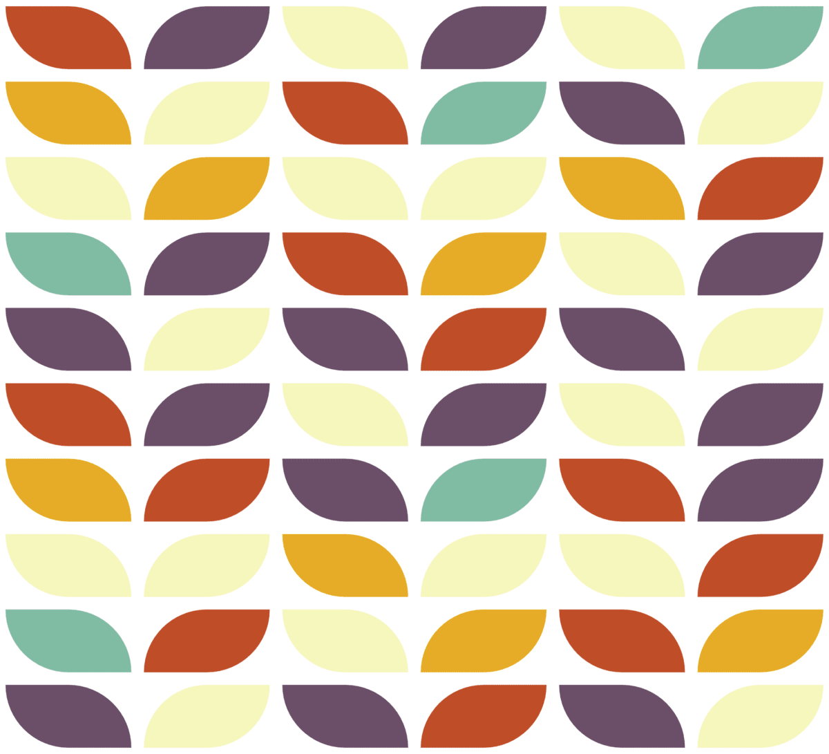 Geometric Pattern: Leaf: Midmodnana / Red Wolf