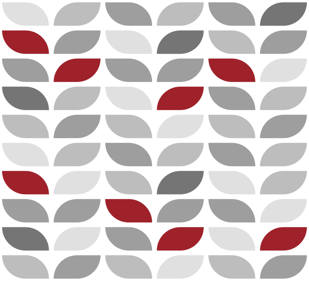Geometric Pattern: Leaf: Variant / Red Wolf