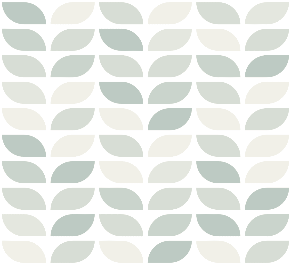 Geometric Pattern: Leaf: Antique Light / Red Wolf