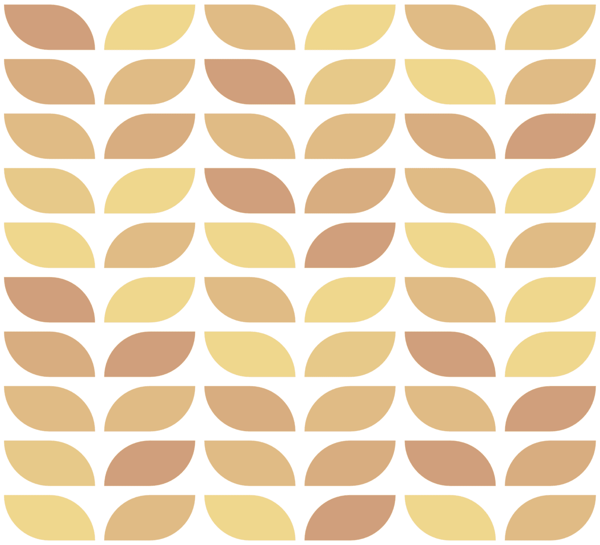 Geometric Pattern: Leaf: Antique Light / Red Wolf