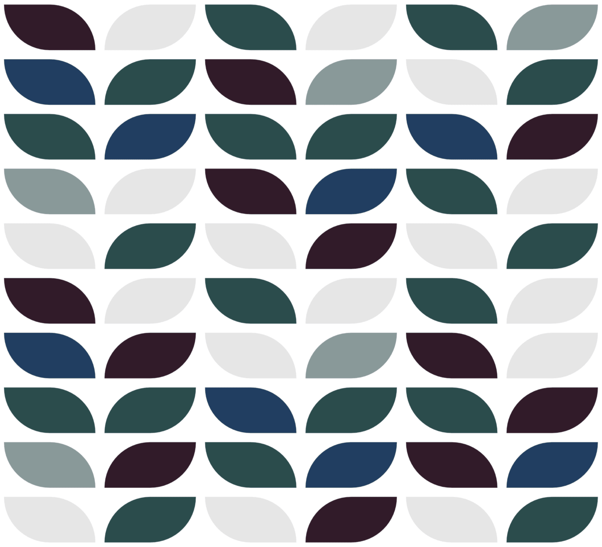 Geometric Pattern: Leaf: Deco Light / Red Wolf