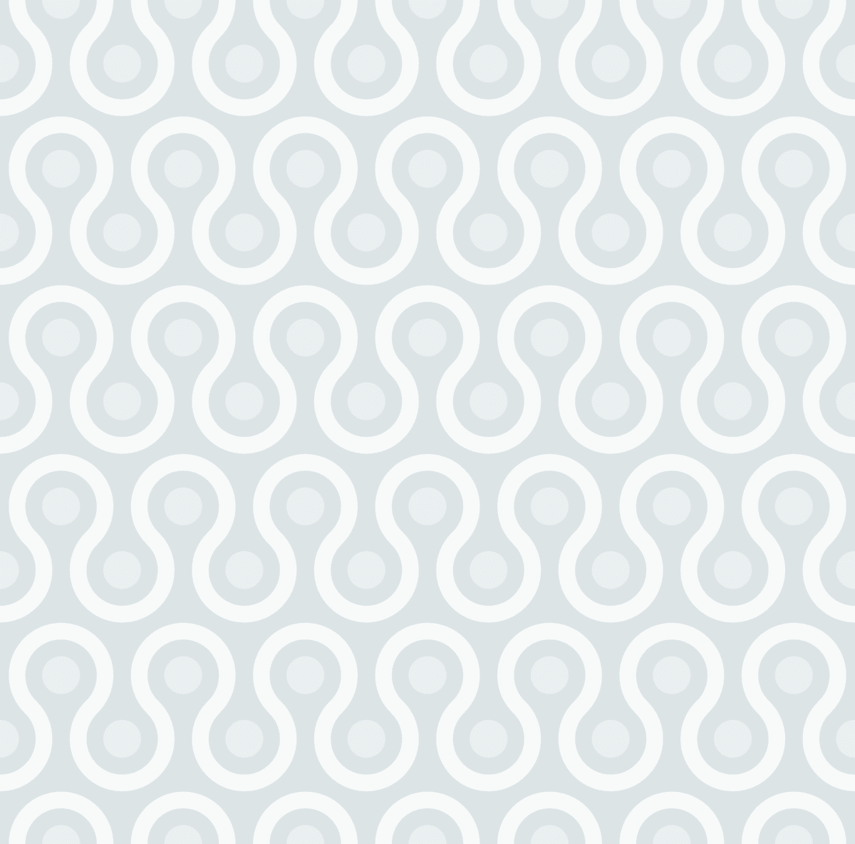 Geometric Pattern: Looped Circles: Cesco / Red Wolf