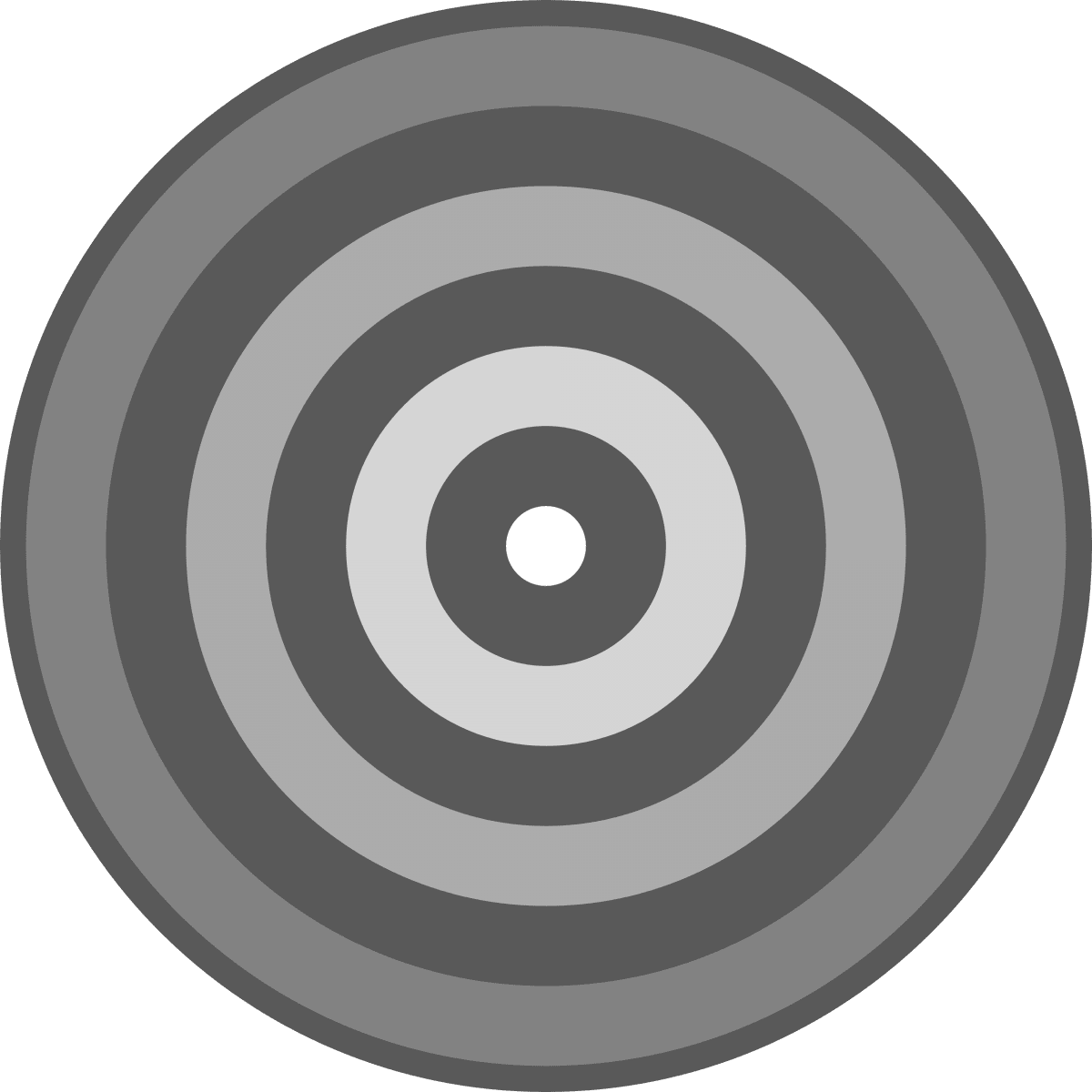 Geometric Pattern: Rondel: Monochrome Gradient / Red Wolf