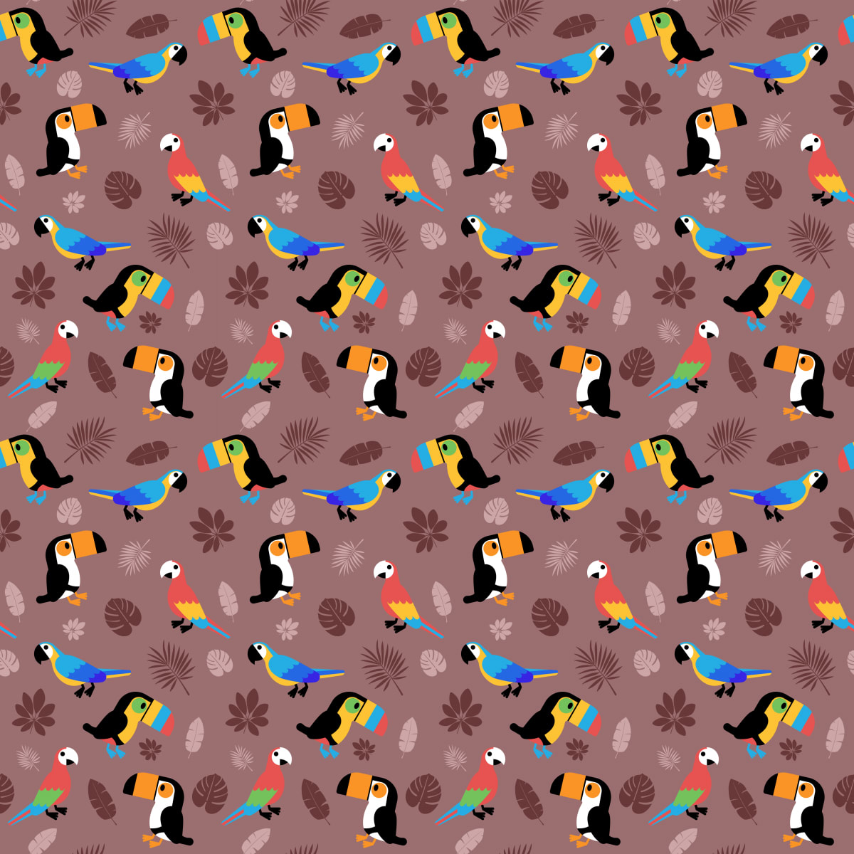 Tropical Bird: Botanica / Red Wolf