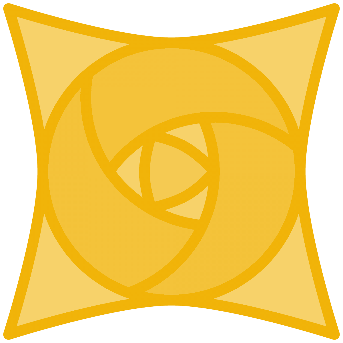 Geometric Pattern: Nouveau Rose: Gemstone Light / Red Wolf