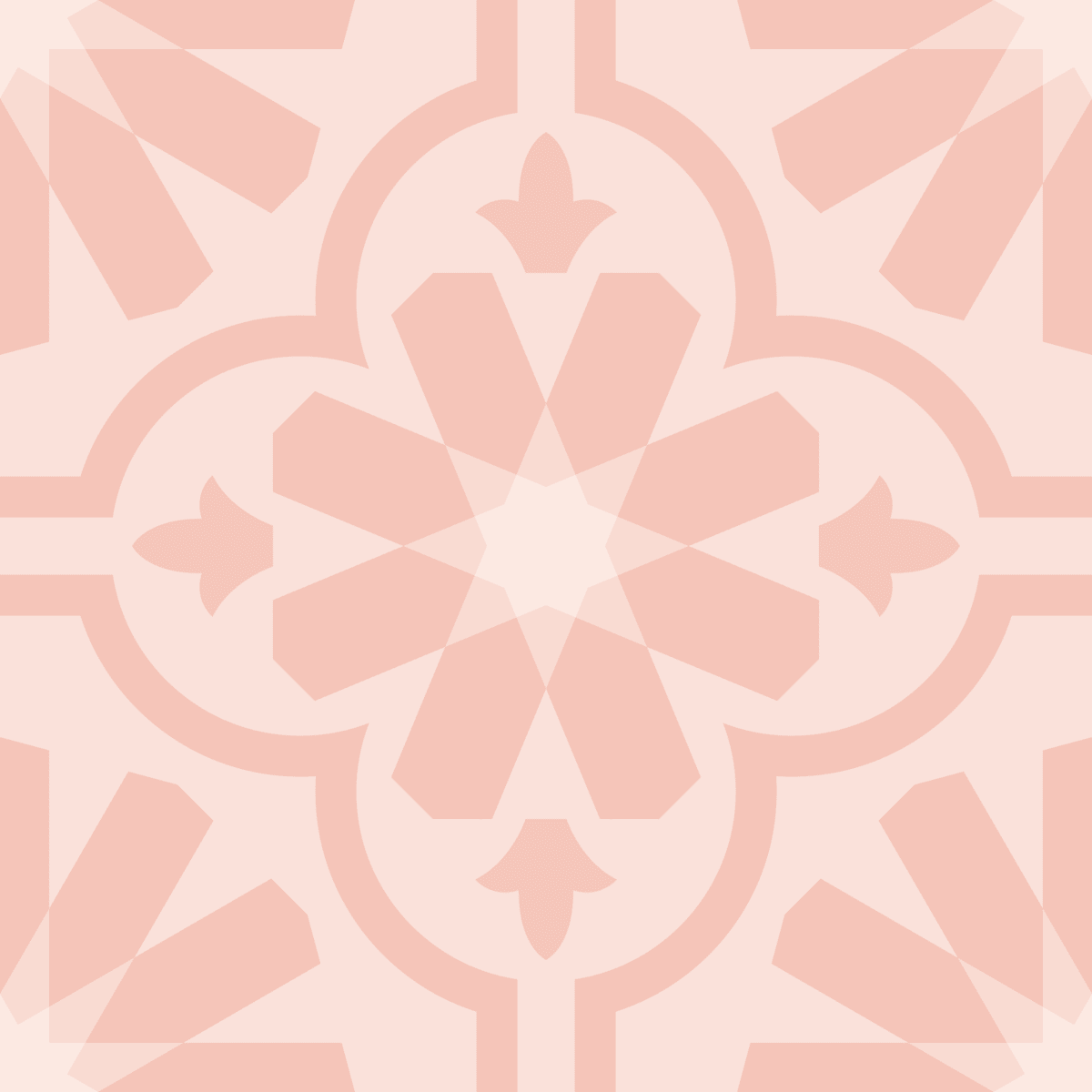 Geometric Pattern: Dabka: Antique / Red Wolf