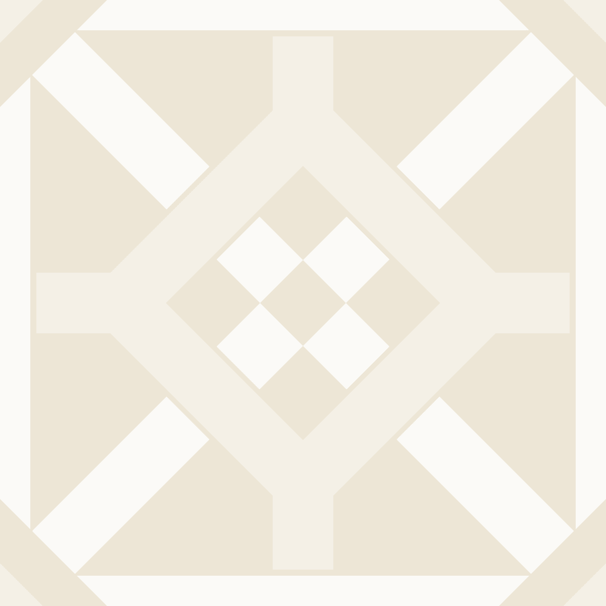 Geometric Pattern: Seville: Cesco Dark / Red Wolf