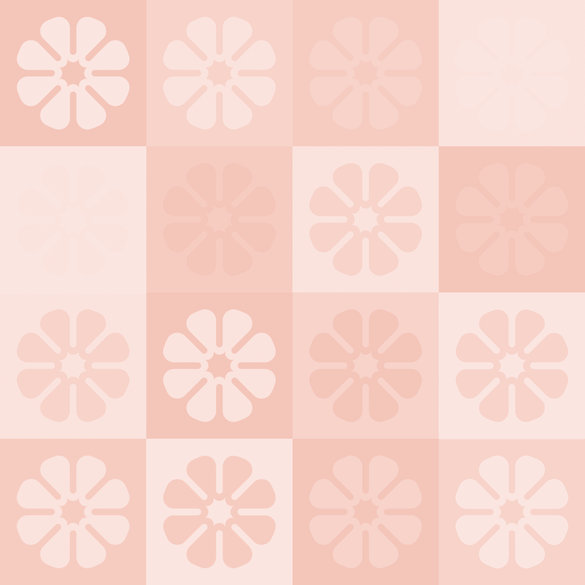 Geometric Pattern: Amapola: Antique / Red Wolf