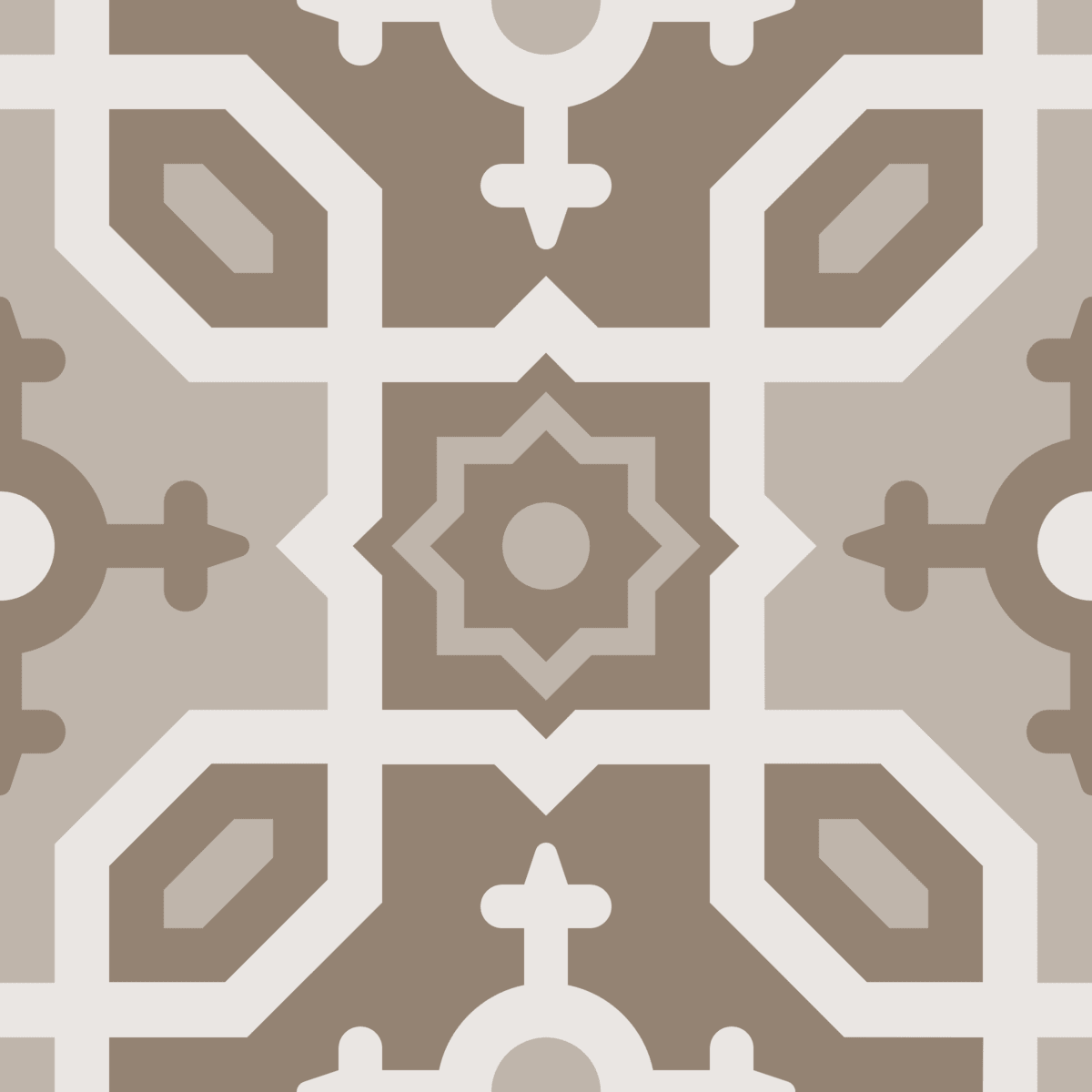 Geometric Pattern: Templo: Cesco / Red Wolf