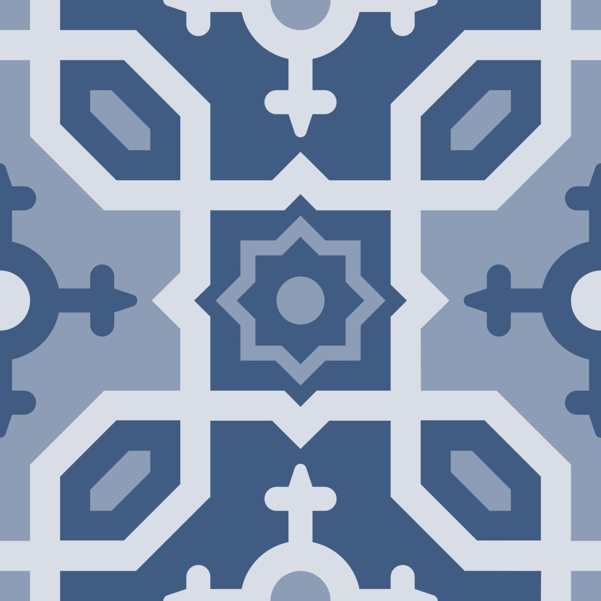 Geometric Pattern: Templo: Cesco / Red Wolf