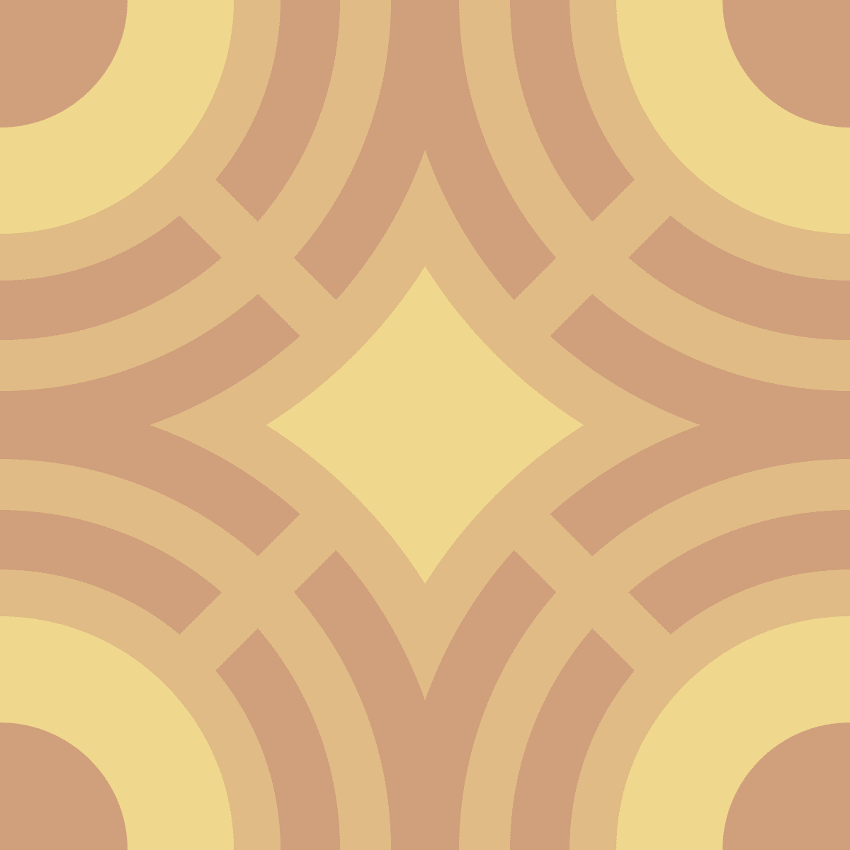 Geometric Pattern: Chapateo: Antique Dark / Red Wolf